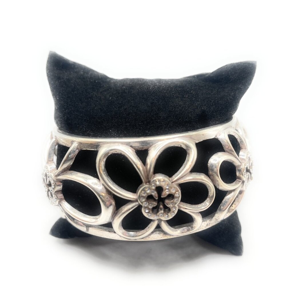 Brighton Infinity Flower Bangle Bracelet - 9845